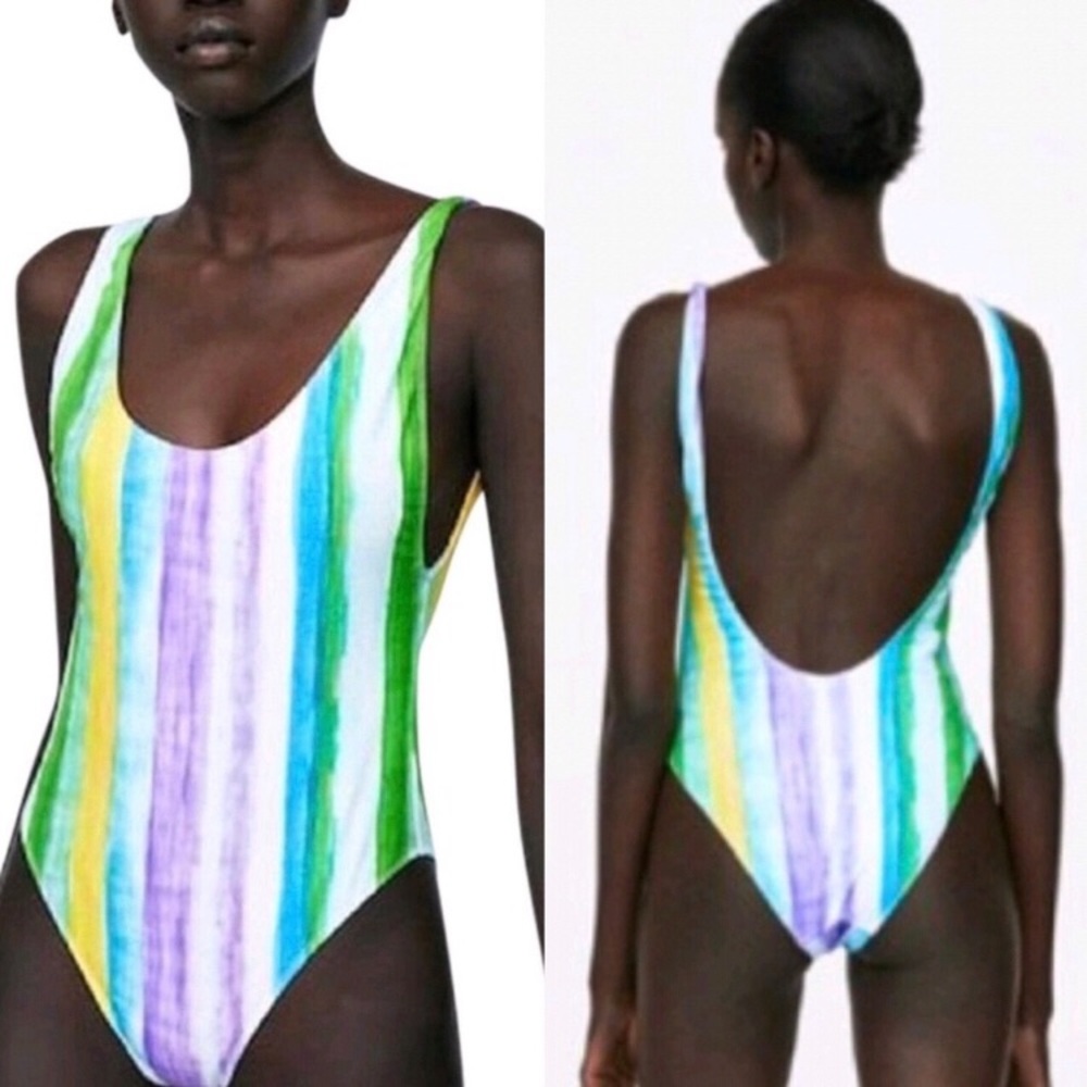 Zara Multicolored Bodysuit